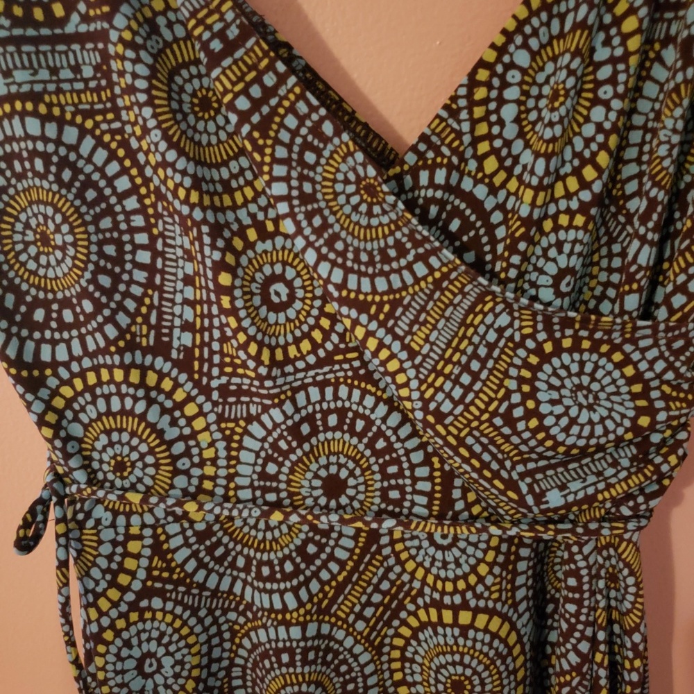 Wrapped & Patterned Sun Dress